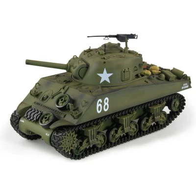 Afbeelding van Amewi U.S. M4A3 Sherman radiografisch bestuurbaar model Tank Elektromotor 1:16