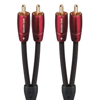 Afbeelding van Audioquest Golden Gate 2x RCA naar Kabel Audio 1m