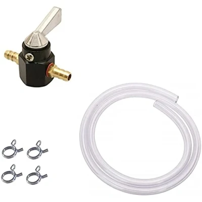 Afbeelding van UNIVERSELE ESSENCE SET: KRAAK 8 MM + DURITE 1M KETTING Motorfiets MOBYLET PEUGEOT 103 MBK 51 VESPA PIAGGIO MOTORIER MOTOR TRONCONNEUSE QUAD SCOOTER TRANSPARENT