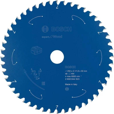Afbeelding van Bosch Accessories 2608644523 Cirkelzaagblad 250 x 30 mm Aantal tanden: 48 1 stuk(s)