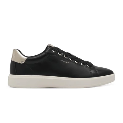Afbeelding van Tamaris Sneakers laag, Dames, Maat: 38, Black gold Hoogwaardig imitatieleer