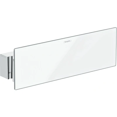 Afbeelding van Hansgrohe Porter Fixfit 300 wandhouder met muuraansluitbocht m. slangaansluiting chroom