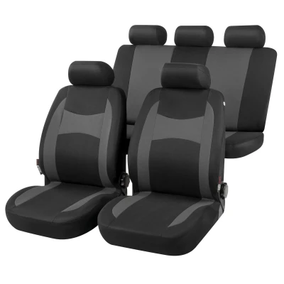Afbeelding van WALSER Fairmont 13418 Stoelhoes Zwart/Grijs Polyester voor en achter VOLKSWAGEN: Lupo / 3L, Passat B7 Alltrack, FIAT: Panda III Hatchback