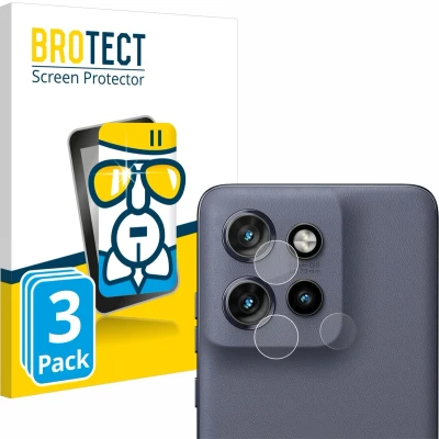 Afbeelding van BROTECT Screenprotector voor Motorola Edge 50 Neo (ALLEEN Camera Lens) Folie Beschermfolie Beschermglas transparant (3 Stuks)