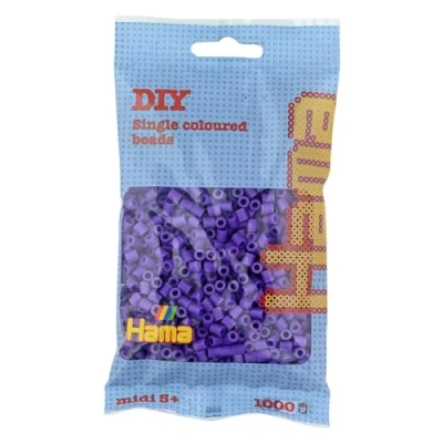 Afbeelding van Hama 207 07 creatieve vrije tijd, kralen en sieraden, zakje met 1000 parels, violet