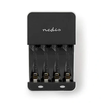Afbeelding van Batterij oplader Nedis (NiMH AA/AAA batterijen)