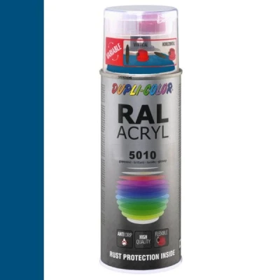 Afbeelding van Dupli Color Ral Acryl 5010 Enzian Blauw Hoogglans 400 ml