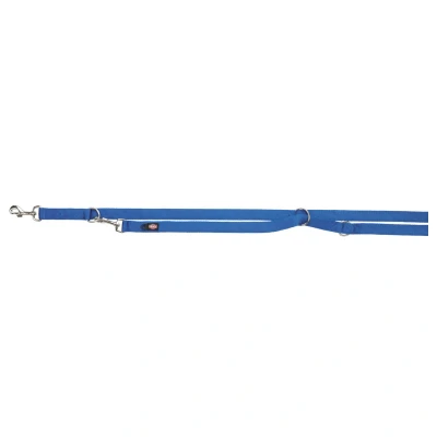 Afbeelding van Trixie Hondenriem Premium Dubbelgestikt Verstelbaar Royal Blauw 200X1 CM (396184)