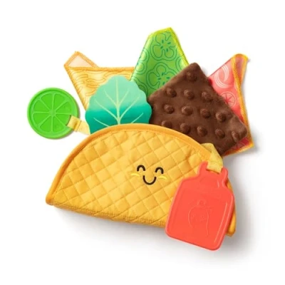 Afbeelding van Melissa &amp; Doug Multisensorieel babyspeelgoed Zachte taco Vroeg leren speelgoed voor peuters Leeftijd Ontwikkelingsspeelgoed zuigelingen 6 maanden+ Cadeau baby jongen en meisje