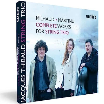 Afbeelding van Jacques Thibaud String Trio Milhaud : Martinu: Complete Works For (CD)