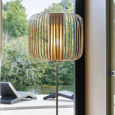 Afbeelding van Forestier Bamboo Light vloerlamp wit
