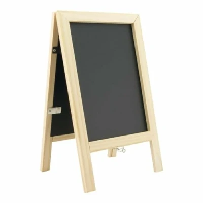 Afbeelding van Tafelkrijtbord stoepbord mini Securit Blank, 24x15 cm, A5 formaat