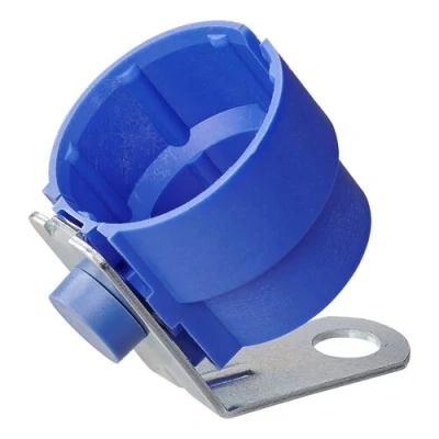 Afbeelding van Pro Plus Stekkerhouder Geschikt voor 7 en 13 polige stekkers Kunststof 76 x 60 48.5 mm Blauw