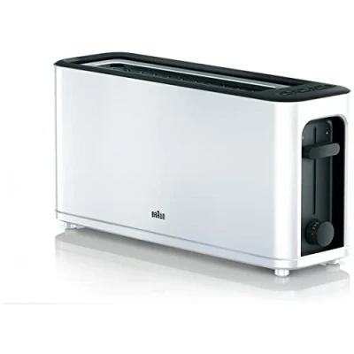 Afbeelding van Broodrooster Braun HT3100WH 1000W Zwart Wit 1000 W