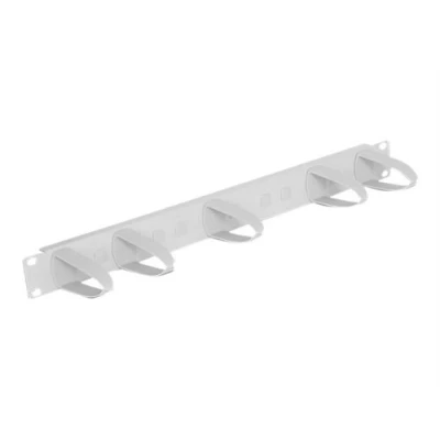 Image de Delock Universal Panneau d&#039;agencement de câbles montable sur rack gris clair, RAL 7035 1U 19&quot;