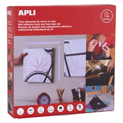 Afbeelding van Dubbelzijdig plakband Apli Wit 10 kg (20 mm x 25 m)