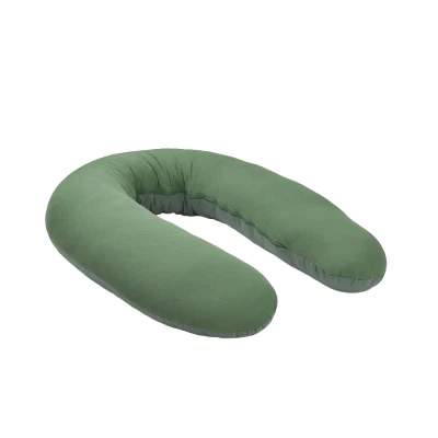 Afbeelding van Funnababy Voedingskussen /Zwangerschapskussen Muslin Green