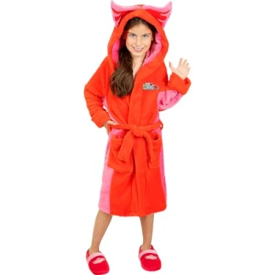 Afbeelding van FUNIDELIA PJ Masks Owlette Badjas voor meisjes 5 6 jaar (110 122 cm)
