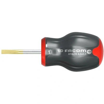 Image de FACOM AT6.5X35 Tournevis ProTwist pour vis à fente avec lame courte 6,5 x 35 mm