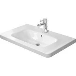 Afbeelding van Duravit Durastyle wastafel 80x48cm 1 kraangat met overloop wit