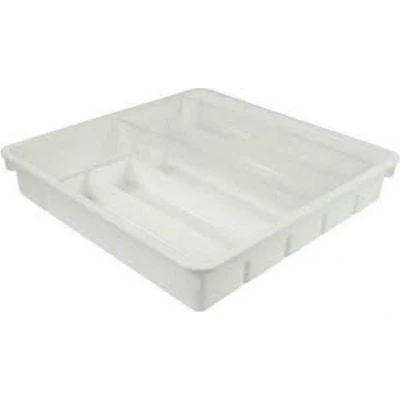 Afbeelding van Lifetime Bestekbak Wit 31.5x31.5cm 9 Vakken