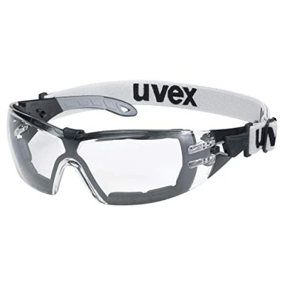 Afbeelding van uvex pheos guard 9192180 Veiligheidsbril Incl. UV bescherming Zwart, Grijs