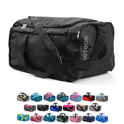 Afbeelding van sporttas voor dames, heren, kinderen, meisjes, tas, reistas, duffel, modern, fitness, fleece, vakantie, schoudertas, werk, kleine grote 20 l of 40