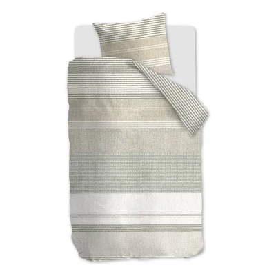 Afbeelding van Ariadne at Home Stitches dekbedovertrek Eenpersoons 140x200/220 Geel