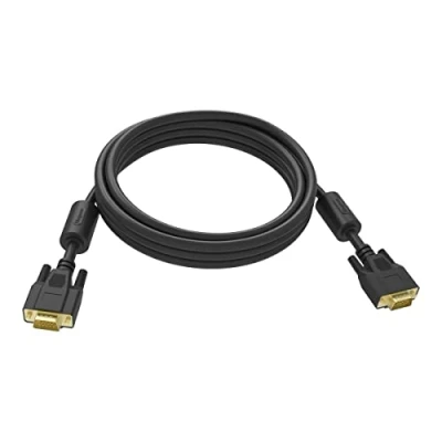 Image de Vision Professional Câble VGA HD 15 (VGA) (M) pour 10 m vis moletées noir