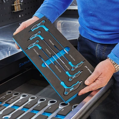 Afbeelding van 6 delige inbussleutelset in &quot;Plus&quot; softmodule