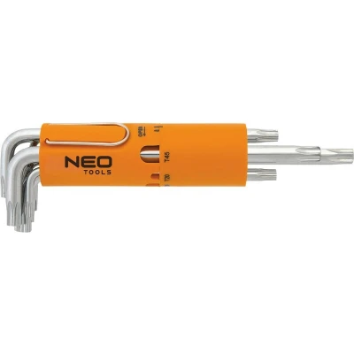 Afbeelding van NEO TOOLS 09 514 Haakse schroevendraaierset T 10H,T 15H,T 20H, 25H,T 30H,T 40H, 45H,T 50H gereedschapsstaal 8