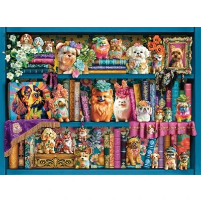 Afbeelding van Ravensburger Precious Porselein Pups van 500 stukjes, robuust en niet verblindend design, duurzaam FSC gecertificeerd product