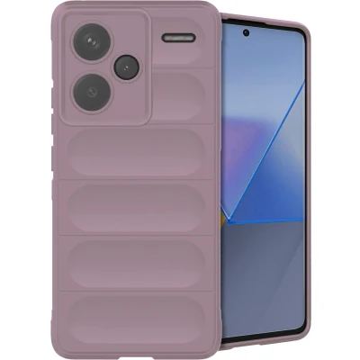 Afbeelding van iMoshion Hoesje Geschikt voor Xiaomi Redmi Note 13 Pro Plus (5G) Siliconen EasyGrip Backcover Paars