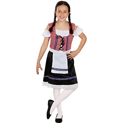 Afbeelding van FUNIDELIA Oktoberfest Kostuum voor meisjes Maat: 135 152 cm