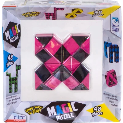 Afbeelding van Clown Games Magic Puzzle 48 Delig Roze