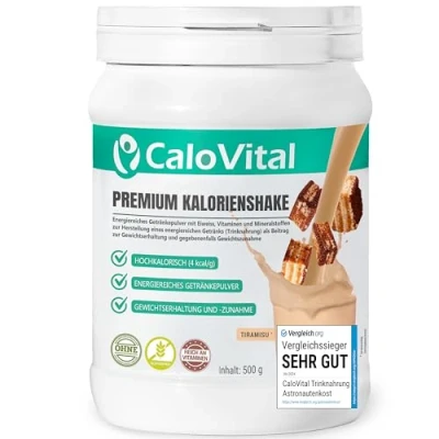 Afbeelding van CaloVital Aliment à boire, hautement calorique, pour la prise de poids, glucides et protéines sous forme shake dosé avec nombreuses vitamines, qualité supérieure d&#039;Allemagne