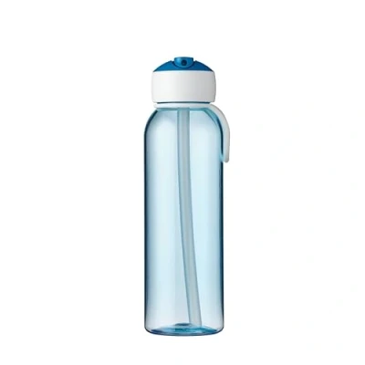 Image de Mepal Bouteille Flip Up Campus Gourde Étanche pour L&#039;école et les Déplacements Transparente Réutilisable Sans BPA Lavable au Lave vaisselle 500 ml Blue