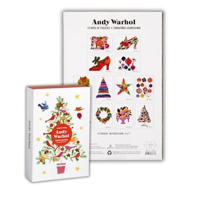Afbeelding van Andy Warhol 12 Days of Puzzles Christmas Countdown