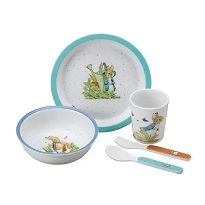 Afbeelding van Peter Rabbit ontbijtset 4 delig