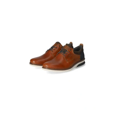 Afbeelding van Rieker Veterschoenen Laag cognac Maat 47