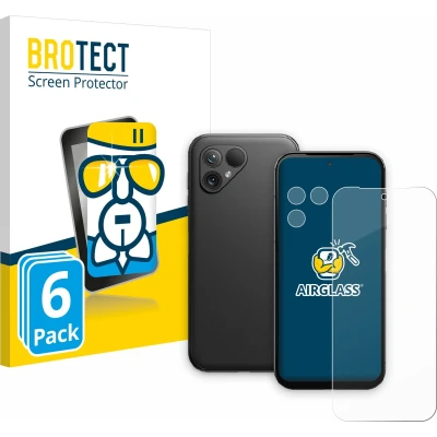 Afbeelding van BROTECT Screenprotector voor Fairphone 5 (Voor+Camera) Folie Beschermfolie Beschermglas transparant (6 Stuks)