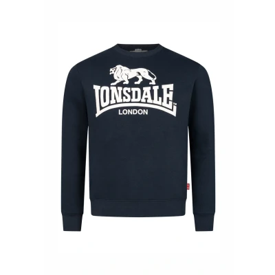 Afbeelding van Lonsdale Rundhals Sweater, Heren, Maat: XL, Dark navy ecru