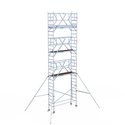 Afbeelding van Rolsteiger 0.75x2.50x9.20m lichtgewicht platformen incl. dubbele voorloopleuningen