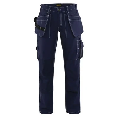Image de Pantalon artisan femme marine
