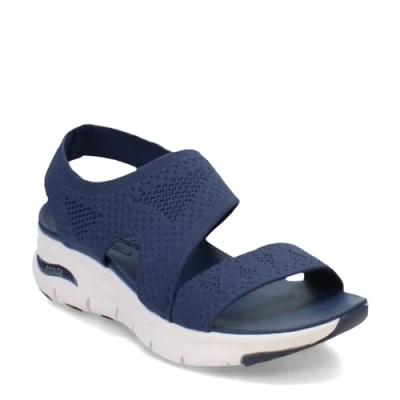 Afbeelding van Skechers. Skechers Cali aanpassing van de voetboog op helderste dag. Dames, Navy Blauw