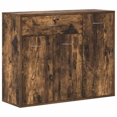 Afbeelding van vidaXL Dressoir, gerookte eik, 88 x 30 70 cm, bewerkt hout