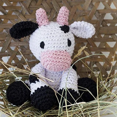 Afbeelding van Hoooked Amigurumi DIY Haakpakket Koe Kirby