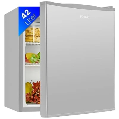Afbeelding van Bomann KB 7346 Mini Koelkast Barkoelkast 42 liter Inox look
