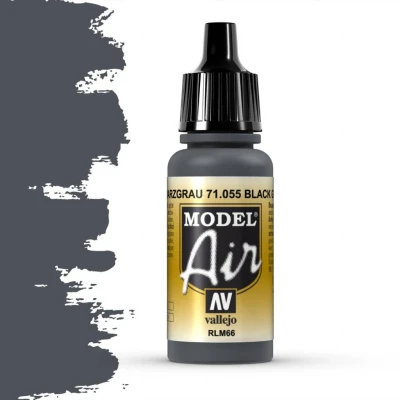 Afbeelding van Model Air Black Grey RLM66 17ml 71055