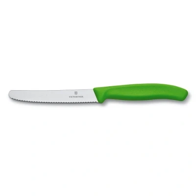 Afbeelding van Victorinox gekarteld tomatenmes groen 11cm